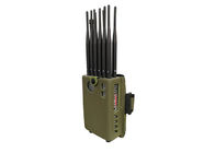 Brouilleur tenu dans la main de signal de 12 antennes tout le dresseur du téléphone portable 4G/3G/2G GPSL1L2L3L4L5 de bandes