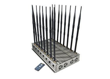 101W bloquant le brouilleur de signal de téléphone portable des antennes 5G du rayon 16 de 80m