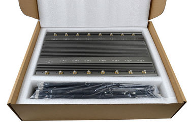 101W bloquant le brouilleur de signal de téléphone portable des antennes 5G du rayon 16 de 80m